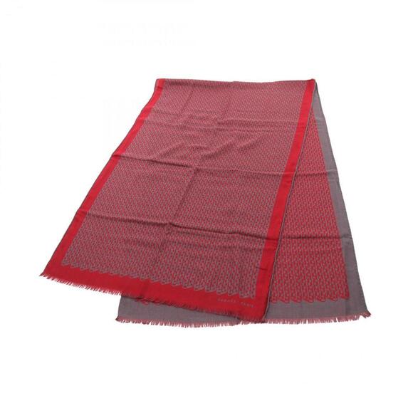 HERMES Red Scarf - Picture 1 of 6